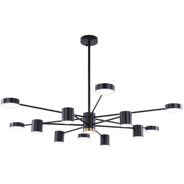 

Потолочная люстра на штанге светодиодные APL LED Ferrara 3307.6293-12 Black, Черный, Ferrara 3307.6293-12 Black