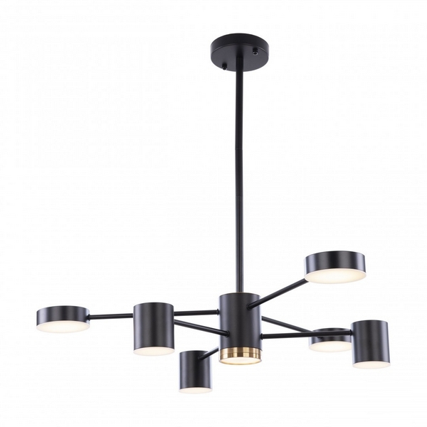 

Потолочная люстра на штанге светодиодные APL LED Ferrara 3307.6293-6 Black, Черный, Ferrara 3307.6293-6 Black