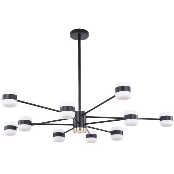 

Потолочная люстра на штанге светодиодные APL LED Ferrara 3307.6296-10 Black, Белый, Ferrara 3307.6296-10 Black