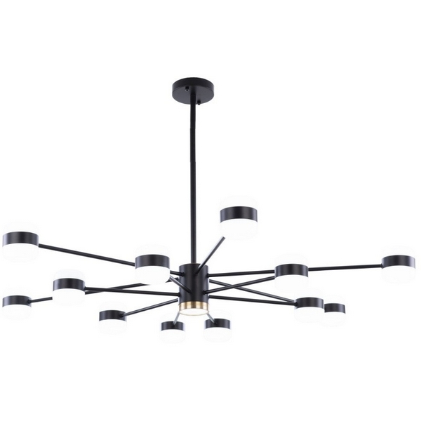 

Потолочная люстра на штанге светодиодные APL LED Ferrara 3307.6296-12 Black, Белый, Ferrara 3307.6296-12 Black