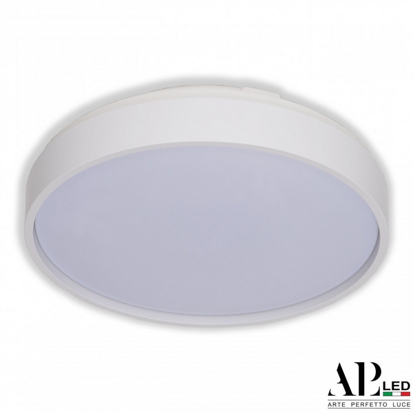 

Потолочный светильник круглый светодиодный APL LED Toscana 3315.XM302-1-267/12W/4K White TD, Белый, Toscana 3315.XM302-1-267/12W/4K White TD