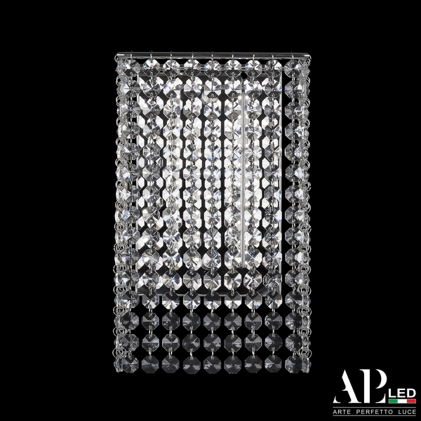 

Настенный светильник хрустальный светодиодный APL LED Rimini S500.B1.16.A.3000, Rimini S500.B1.16.A.3000