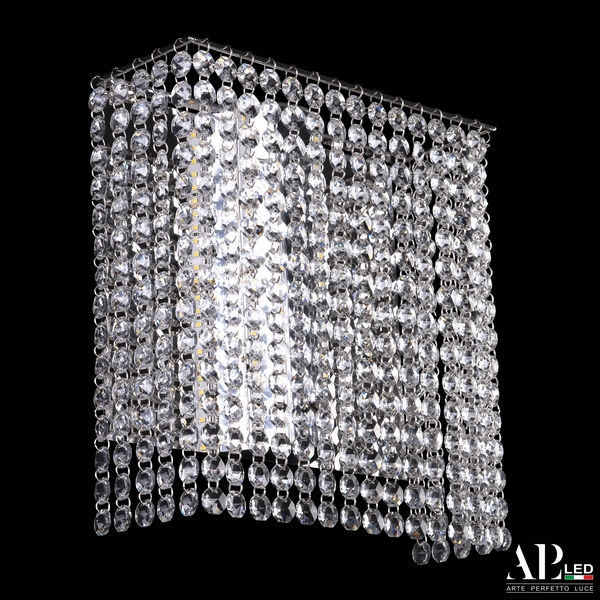 

Бра светодиодное APL LED Rimini S500.B1.25-27.A.4000, Прозрачный;никель, Rimini S500.B1.25-27.A.4000
