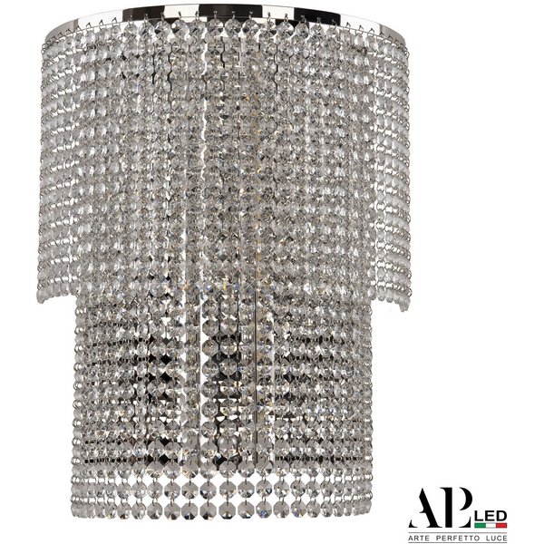 

Бра светодиодное APL LED Rimini S500.B4.35-45.A.4000, Прозрачный;никель, Rimini S500.B4.35-45.A.4000