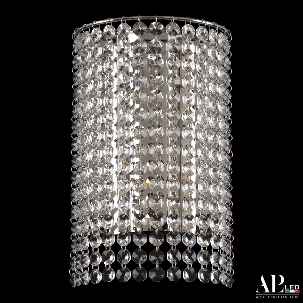 

Бра светодиодное APL LED Rimini S500.B5.16-27.A.4000, Прозрачный;никель, Rimini S500.B5.16-27.A.4000