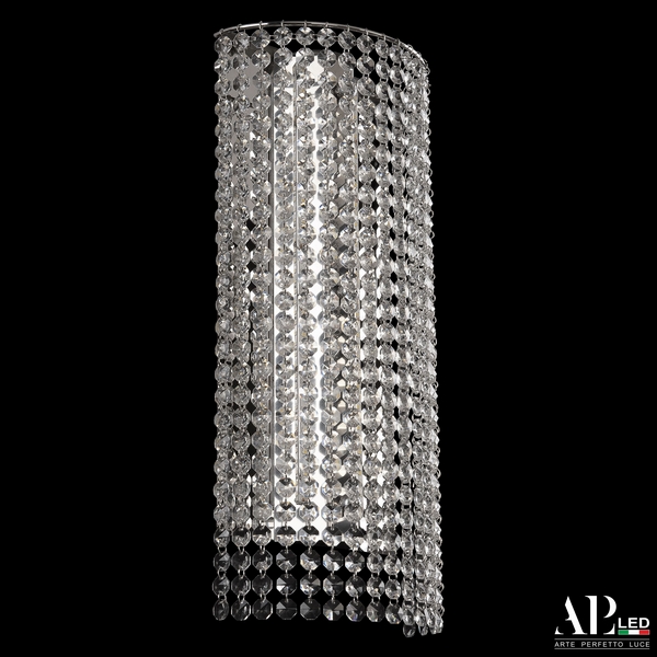 

Бра светодиодное APL LED Rimini S500.B5.20-45.A.4000, Прозрачный;никель, Rimini S500.B5.20-45.A.4000