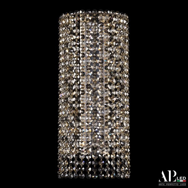 

Бра хрустальное APL LED Rimini S500.B5.25-70.A.E14.Clear.801.731, Прозрачный;никель, Rimini S500.B5.25-70.A.E14.Clear.801.731