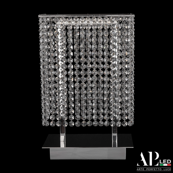 

Настольная лампа хрустальная светодиодная APL LED Rimini S500.L1.25.A.3000, Прозрачный, Rimini S500.L1.25.A.3000