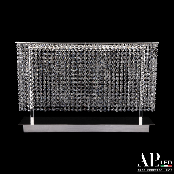 

Настольная лампа хрустальная светодиодная APL LED Rimini S500.L1.60.A.3000, Прозрачный, Rimini S500.L1.60.A.3000