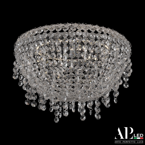 

Подвесная/потолочная люстра хрустальная светодиодная APL LED Rimini S501.0.30.B.4000, Прозрачный, Rimini S501.0.30.B.4000