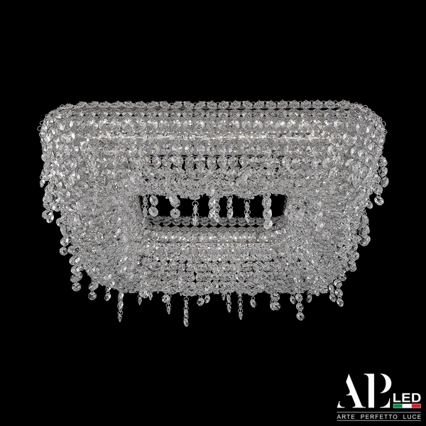 

Подвесная/потолочная люстра хрустальная светодиодная APL LED Rimini S504.0.50.B.3000, Прозрачный, Rimini S504.0.50.B.3000