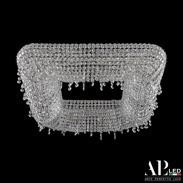 

Подвесная/потолочная люстра хрустальная светодиодная APL LED Rimini S504.0.60.D.4000, Прозрачный, Rimini S504.0.60.D.4000