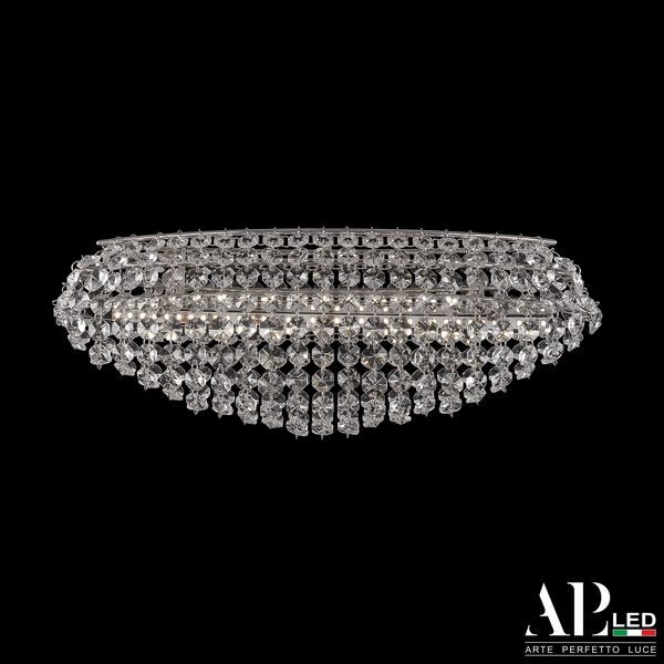 

Подвесная/потолочная люстра хрустальная светодиодная APL LED Rimini S505.0.36.A.4000, Прозрачный, Rimini S505.0.36.A.4000
