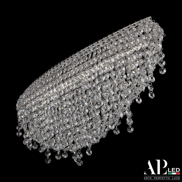 

Подвесная/потолочная люстра хрустальная светодиодная APL LED Rimini S505.0.80.B.3000, Прозрачный, Rimini S505.0.80.B.3000