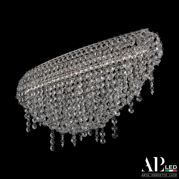 

Подвесная/потолочная люстра хрустальная светодиодная APL LED Rimini S505.0.80.B.4000, Прозрачный, Rimini S505.0.80.B.4000