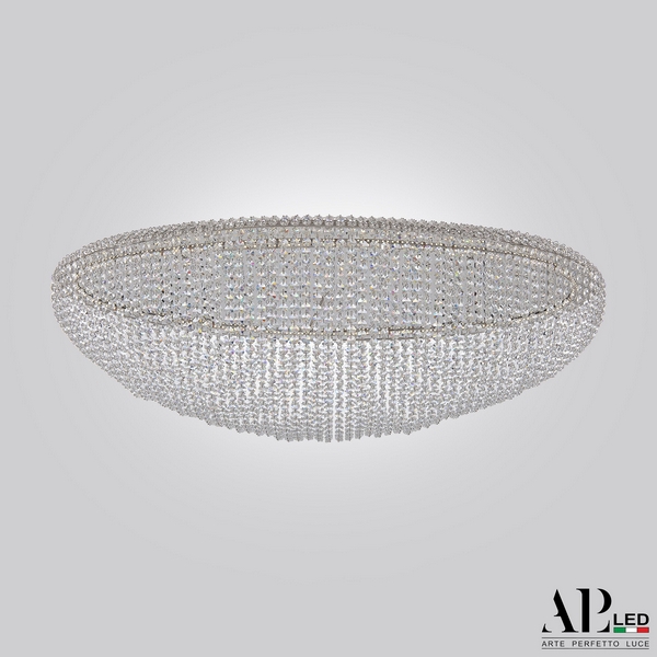 

Подвесная/потолочная люстра хрустальная светодиодная APL LED Rimini S508.0.100.A.3000, Прозрачный, Rimini S508.0.100.A.3000