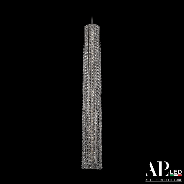 

Подвесная/потолочная люстра хрустальная светодиодная APL LED Rimini S511.1.80.A.3000, Прозрачный, Rimini S511.1.80.A.3000