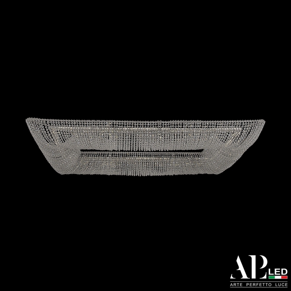 

Подвесная люстра светодиодная APL LED Rimini S515.0.160.A.4000, Прозрачный;никель, Rimini S515.0.160.A.4000