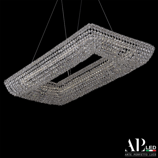 

Подвесная/потолочная люстра хрустальная светодиодная APL LED Rimini S515.0.80.A.4000, Прозрачный, Rimini S515.0.80.A.4000