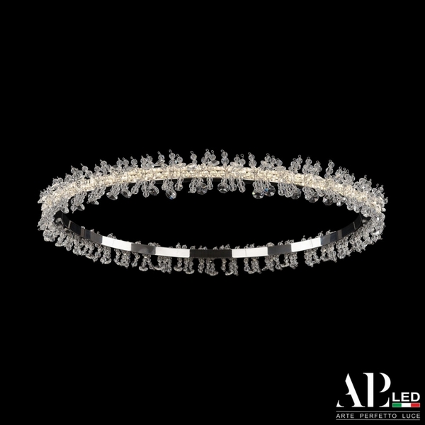 

Подвесная/потолочная хрустальная люстра светодиодная APL LED Rimini S516.0.47.B.3000, Никель, Rimini S516.0.47.B.3000