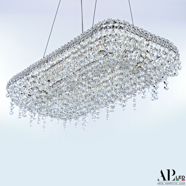 

Подвесная/потолочная люстра хрустальная светодиодная APL LED Rimini S522.0.60.B.4000, Прозрачный, Rimini S522.0.60.B.4000