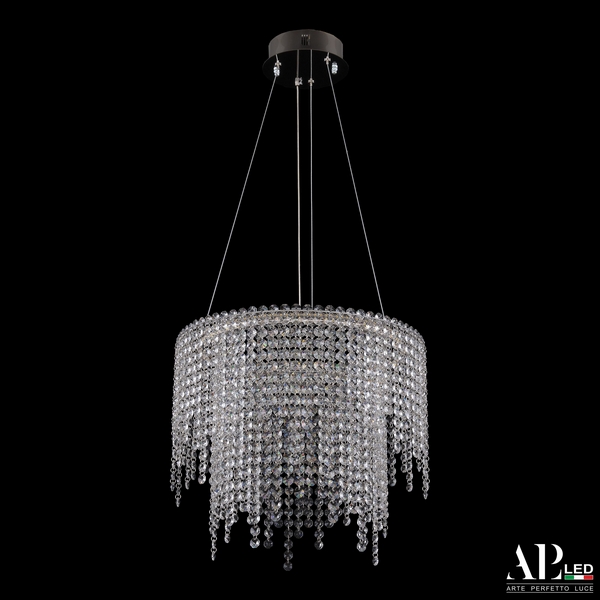 

Подвесная люстра хрусталь светодиодная APL LED Sicilia SH02.40.D.Ni.4000, Прозрачный;никель, Sicilia SH02.40.D.Ni.4000