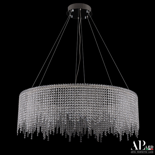 

Подвесная люстра хрусталь светодиодная APL LED Sicilia SH02.93.B.Ni.4000.Dim, Прозрачный;никель, Sicilia SH02.93.B.Ni.4000.Dim