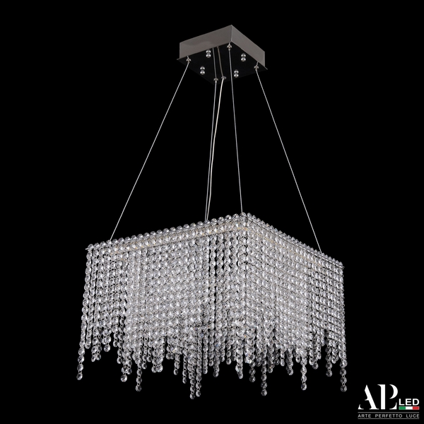 

Подвесная люстра хрусталь светодиодная APL LED Sicilia SH04.42.B.Ni.4000, Прозрачный;никель, Sicilia SH04.42.B.Ni.4000