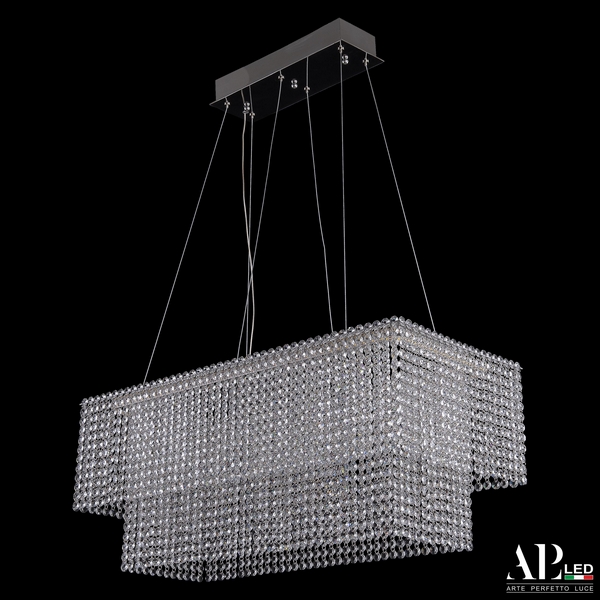 

Подвесная люстра светодиодная APL LED Sicilia SH05.74.C.Ni.4000, Прозрачный;никель, Sicilia SH05.74.C.Ni.4000