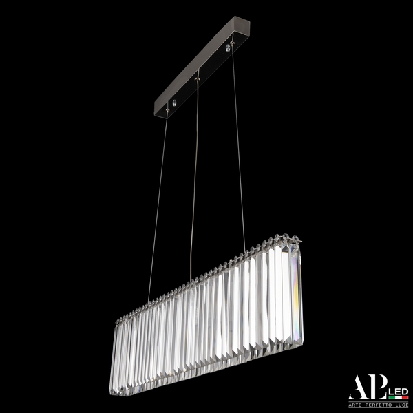 

Подвесная люстра хрусталь светодиодная APL LED Sicilia SH08.90.A.Ni.4000, Прозрачный;никель, Sicilia SH08.90.A.Ni.4000