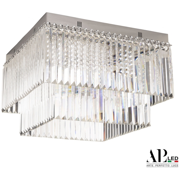 

Потолочная люстра светодиодная APL LED Sicilia SH10.52.C.Ni.4000.PK, Прозрачный;никель, Sicilia SH10.52.C.Ni.4000.PK