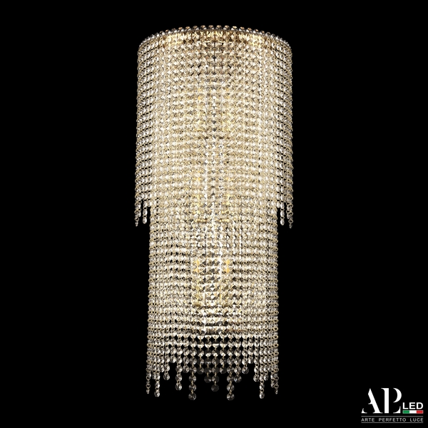 

Бра хрустальное APL LED Sicilia SH500.B4.35-75.B.Gd.E14, Золото, Sicilia SH500.B4.35-75.B.Gd.E14