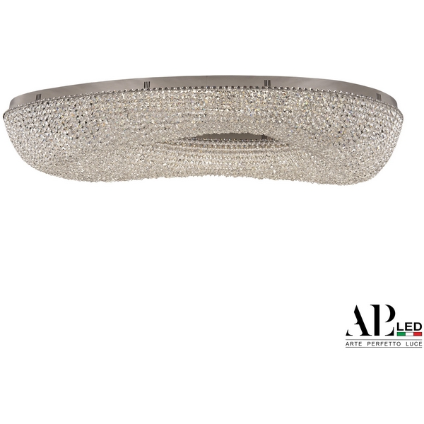 

Потолочная люстра хрустальная светодиодная APL LED Sicilia SH523.2.120.A.Ni.4000, Прозрачный;никель, Sicilia SH523.2.120.A.Ni.4000