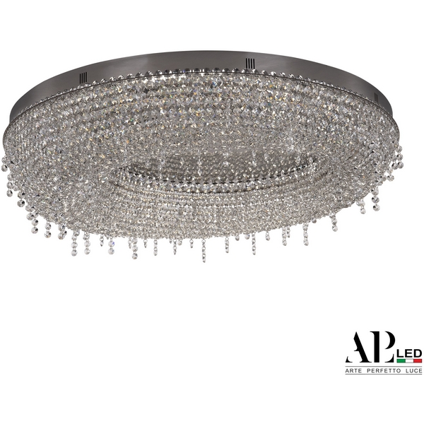 

Потолочная люстра светодиодная APL LED Sicilia SH610.2.80.B.Ni.4000, Никель, Sicilia SH610.2.80.B.Ni.4000