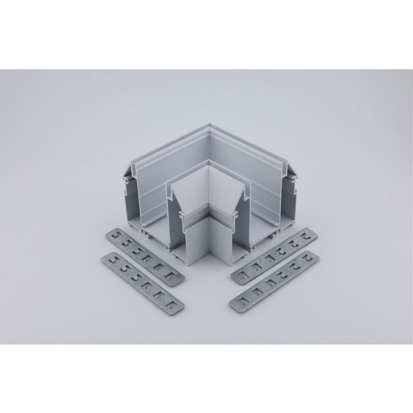 Изображение товара Соединитель шинопровода угловой плоский для натяжного потолка Aployt Magnetic track