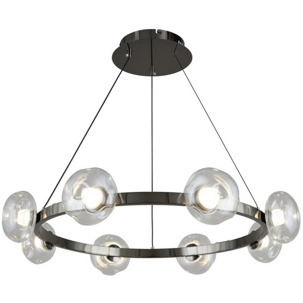 Изображение товара Подвесной светильник Aployt Klarissa 8LED с регулировкой высоты современный дизайн