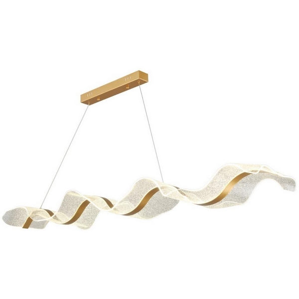 Изображение товара Подвесная светодиодная люстра Aployt Viven 50Вт современный дизайн золотой цвет