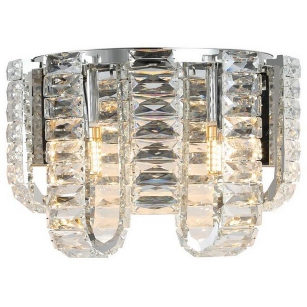 Изображение товара Настенный светильник Aployt Konstanciya Modern стиль с хрусталем и хромом