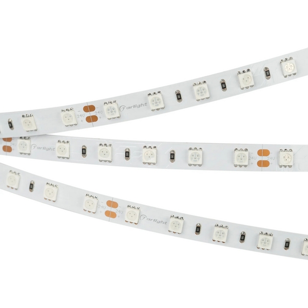 Изображение товара Светодиодная лента RT-B60-10mm 24V Yellow 5m 150 lm/m 13 лм/Вт IP20 Arlight
