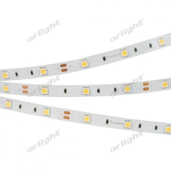 

Светодиодная лента 2-5000 12V White6000 (5060, LED, LUX) (7.2 Вт/м, IP20) 010595(B) Arlight RT открытая 010595, RT открытая 010595