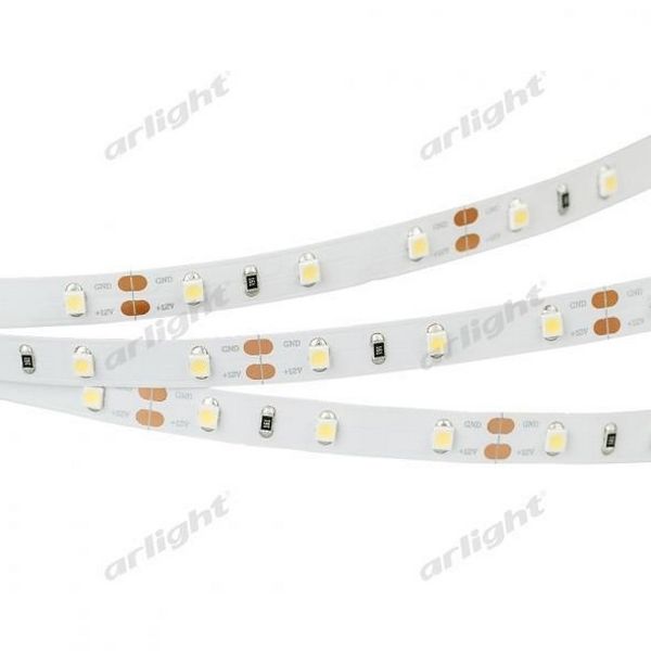 

Светодиодная лента RT-A60-8mm 12V Warm2700 (4.8 W/m, IP20, 2835, 5m) Вт/м, IP20) 010597(2) Arlight RT открытая 010597, RT открытая 010597