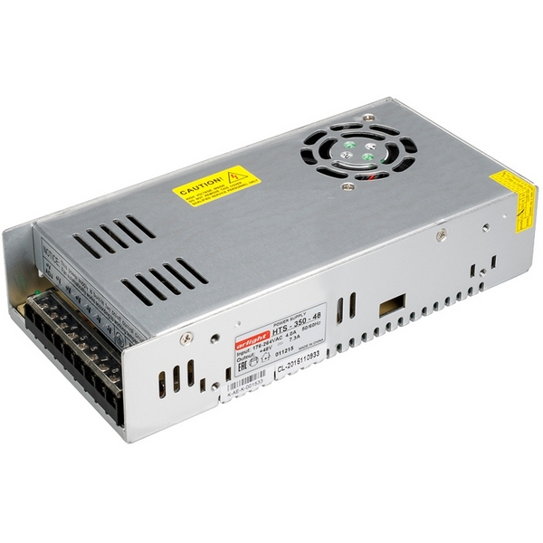 

Блок питания HTS-350-48 (48V, 7.3A, 350W) (IP20 Сетка) 011215 Arlight, Серый, HTS 11215