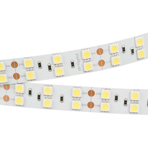 Изображение товара Светодиодная лента RT 2-5000 24V 600 LED 108 лм/Вт Arlight 5м IP20 White