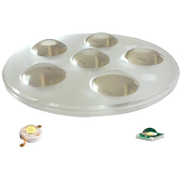 

Блок линз 6B3570D (35-70°, 6X LED) (Turlens) 011524 Arlight, TURLENS 011524