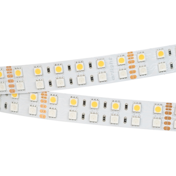 

Светодиодная лента RT 2-5000 24V RGB-White 2x2 (5060, 720 LED, LUX) (Arlight, 32 Вт/м, IP20) 011823(1), RT открытая 011823(1)