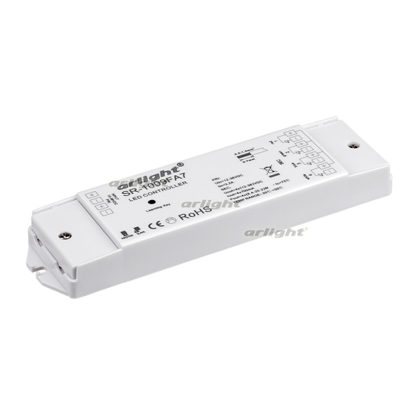 

Контроллер тока SR-1009FA7 (12-36V, 4x700mA) (IP20 Пластик) 014744 (Arlight), Белый, 14744