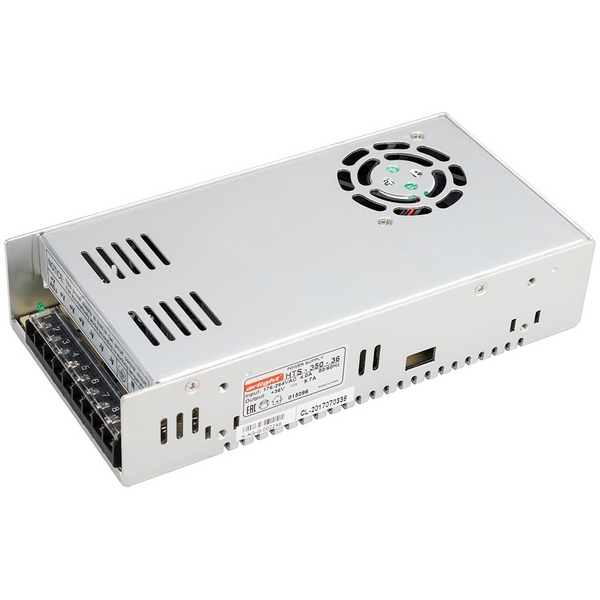 

Блок питания HTS-350-36 (36V, 9.7A) (IP20 Сетка) 015096 (Arlight), Серый, HTS 15096
