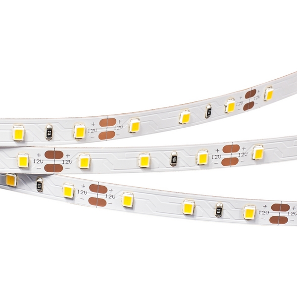 

Светодиодная лента RT-A60-8mm 12V Warm2400 (4.8 W/m, IP20, 2835, 5m) (Arlight, 4.8 Вт/м, IP20) 018088(2) (5 шт.), RT открытая 018088(2)