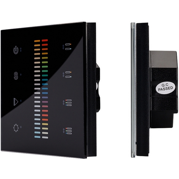 

Панель Sens SR-2830C-AC-RF-IN Black (220V,RGB+CCT,4зоны) (Arlight, IP20 Пластик, 3 года) 019062, 019062