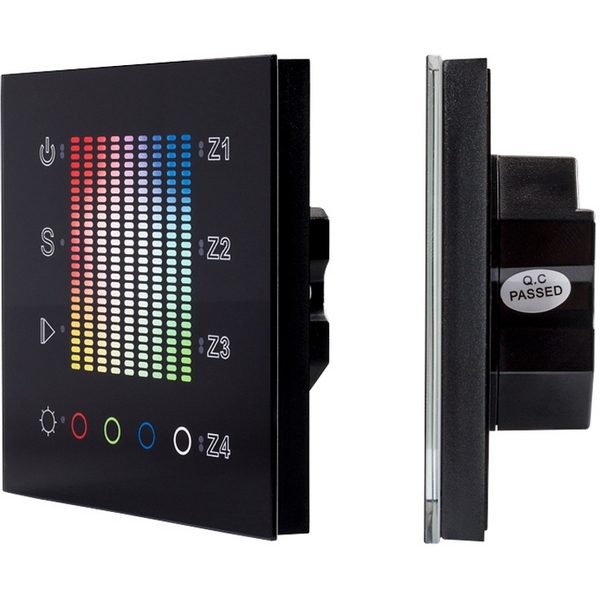 

Панель Sens SR-2831AC-RF-IN Black (220V,RGB,4зоны) (Arlight, IP20 Пластик, 3 года) 020585, 020585